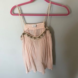 light pink tank from AOE. size small. adjustable straps